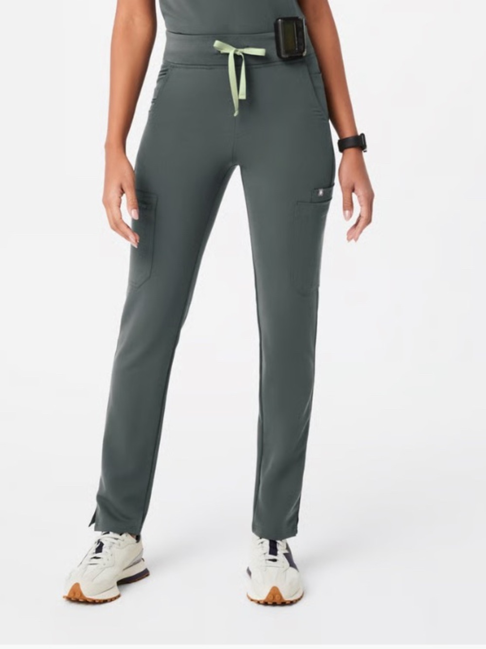 Figs Yola Skinny Scrub Pants in Bonsai Sz S/P